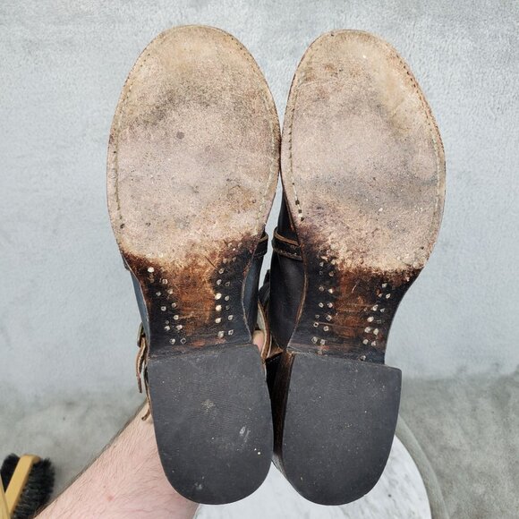 Freebird Shoes Womens Size 8 Brown Distressed Leather Stair Ankle Boots - Picture 7 of 10